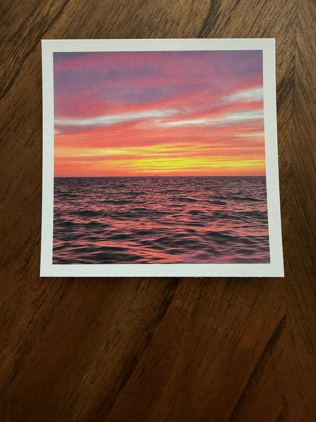 Sunset at Sea
